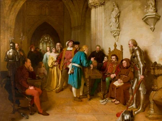 Die Warnung vor Flodden, 1874